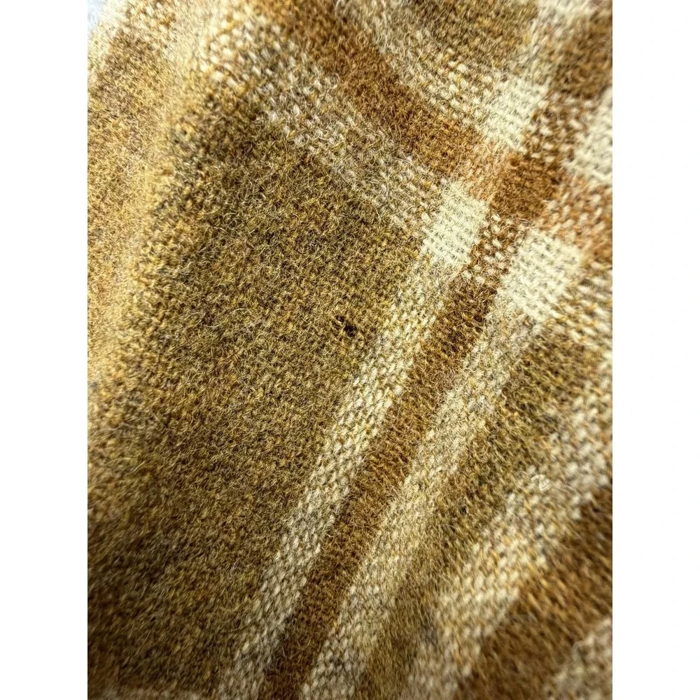 Vintage Cranbrook‎ Jacket Mens Medium Brown Plaid Wool Quilted Lined Workwear